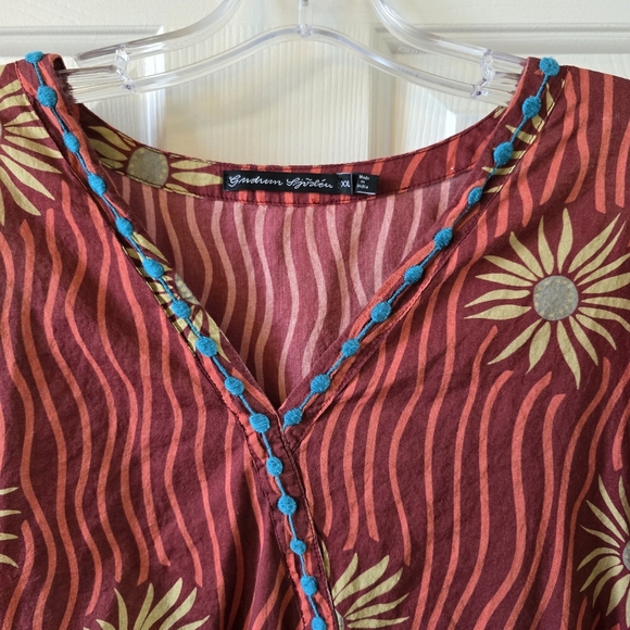 Gudrun Sjoden Sunflower Dress Red - Picture 2 of 4